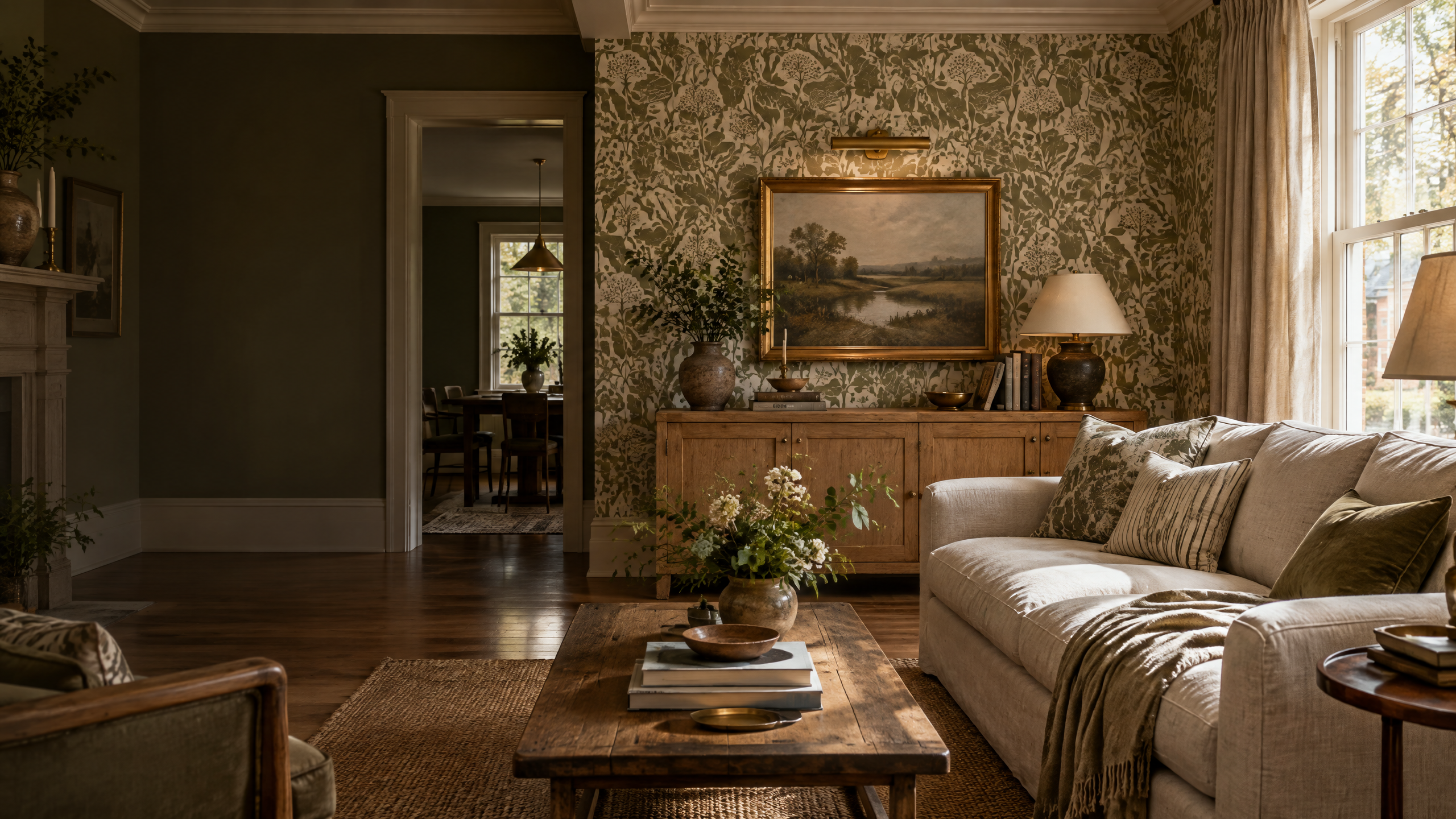 Platinum interior featuring professionally installed luxury wallpaper by Dublin Collective